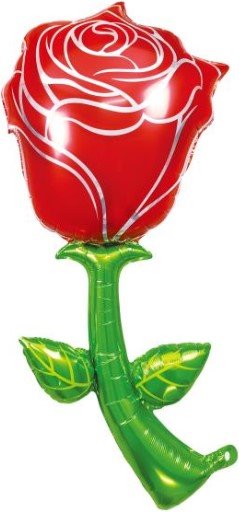 Фольгированный шар Роза, 99см
