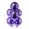 Воздушные шары хром, цвет фиолетовый