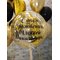 Большой прозрачный шар Баблс 50см с конфетти и надписью