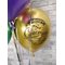 Воздушные шары хром "с днём рождения"