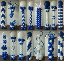 Стойка из воздушных шаров.