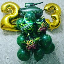 Воздушные шары на 23 февраля.