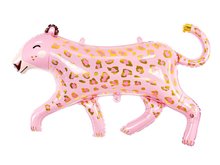 Фольгированный шар "Леопард розовый" 117см