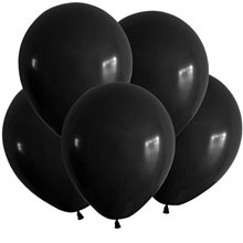 Черные воздушные шары с гелием