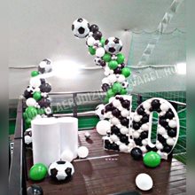Оформление воздушными шарами "Футбол"