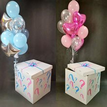 Коробка с шарами на гендерную вечеринку №15