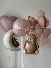 Шарики на выписку для девочки