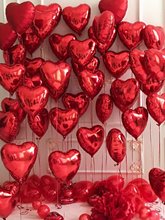 Фольгированный шар сердце на 14 февраля (День Влюблённых)