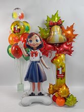 Композиция из шаров на 1 сентября