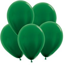 Зеленые воздушные шары с гелием